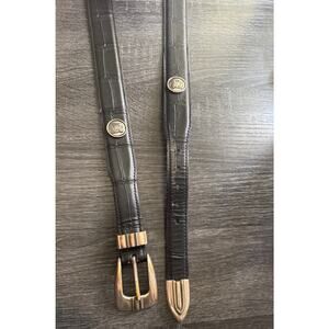 US Open 2007 Oakmont Golf Course Mens Belt Black With Silver Hardware Size 42